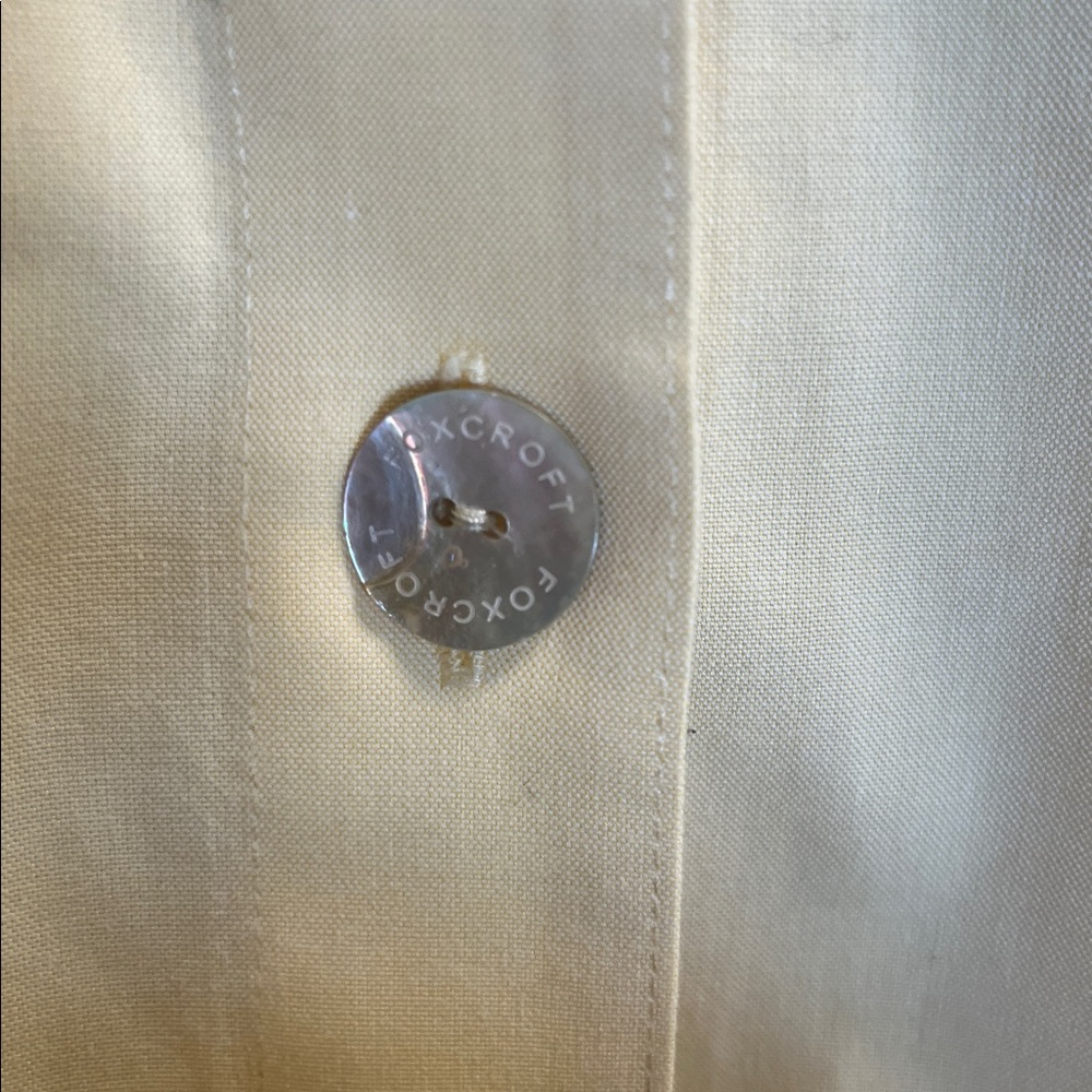 Foxcroft Yellow Women's Blouse - Picture 3 of 6